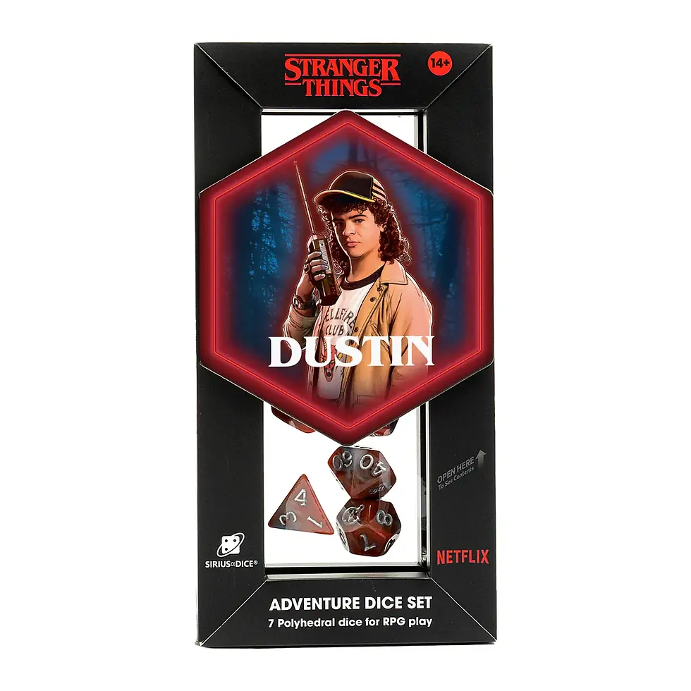 Thumbnail: Sirius Dice Stranger Things Adventure Dice -Dustin