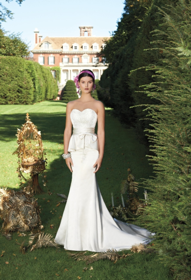 Camille La Vie - Peplum Wedding Dress