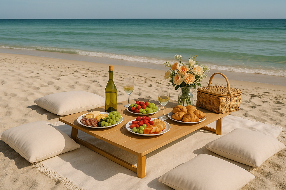 picnic on beach