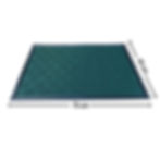 Thumbnail: Mats Avenue® Polypropylene Rubber Large Door Mat Green Color 45X75 CM