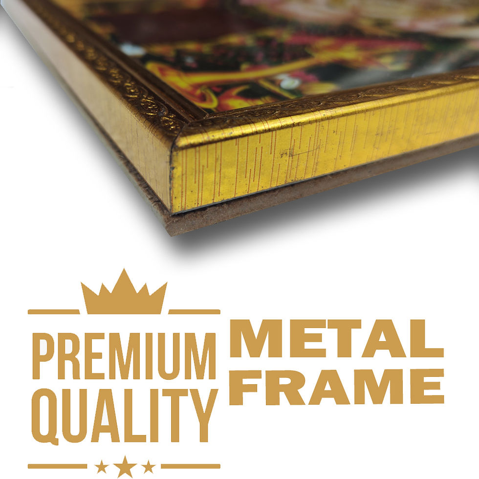 Thumbnail: Mats Avenue Chottanikkara Devi Photo Framed Sree Chakra &Hanging Hook 31x24.5 cm