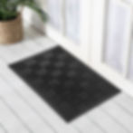 Thumbnail: Mats Avenue Rubber Pin Dot Door Mat Anti Slippery Black  Design Black 45X75 CM