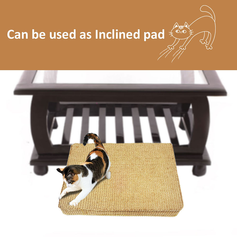 Thumbnail: Mats Avenue® Cat Scratch Pad Heavy Duty Made of Thin Jute and Wooden Core