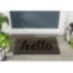 Thumbnail: Mats Avenue Solid Bigger Coir Door Mat Iconic Grey (40x70 cm)