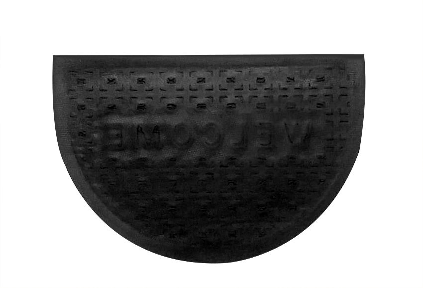 Thumbnail: Mats Avenue Half Moon Door Mat Poly Propylene and Rubber, Brown Color 40 x 60 cm