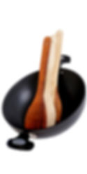 Thumbnail: Mats Avenue Dosa Rotti Spatula Set of 3, Hand Made Perfect Rose Wood