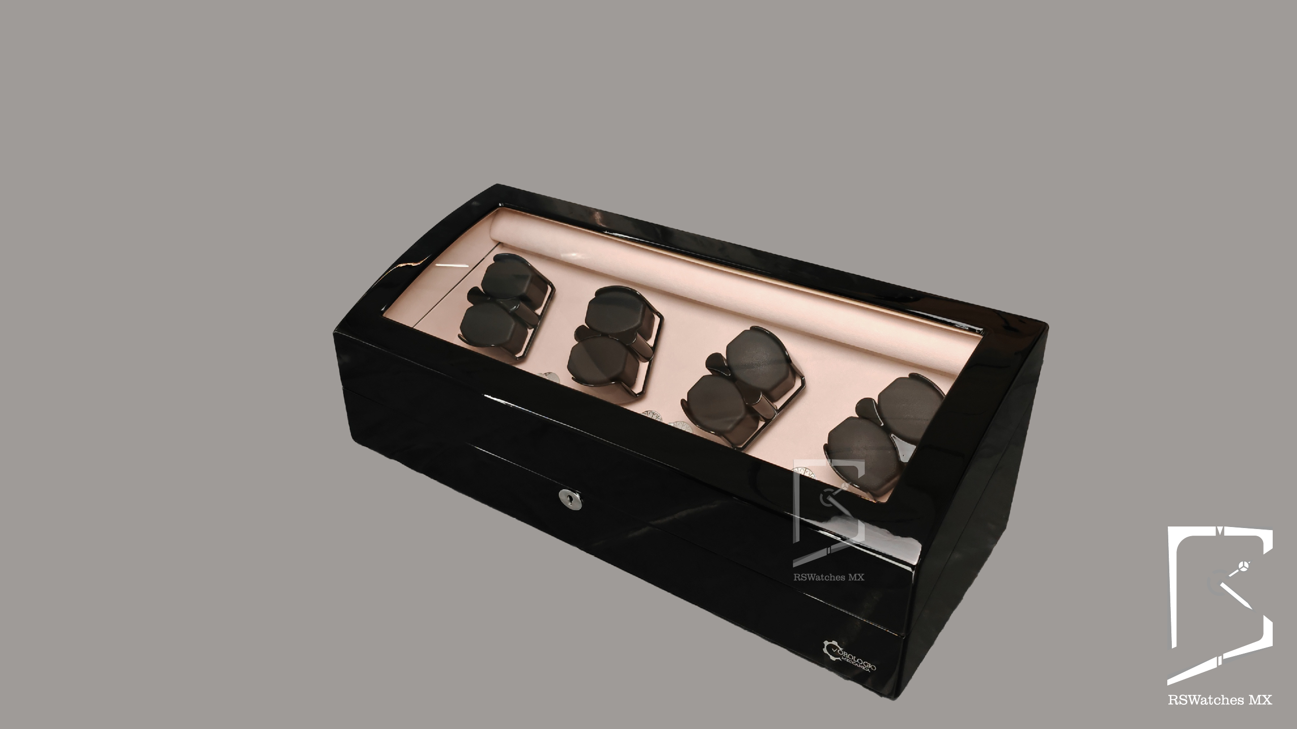 Watch Winder Madera Negro Piano - 17 Espacios