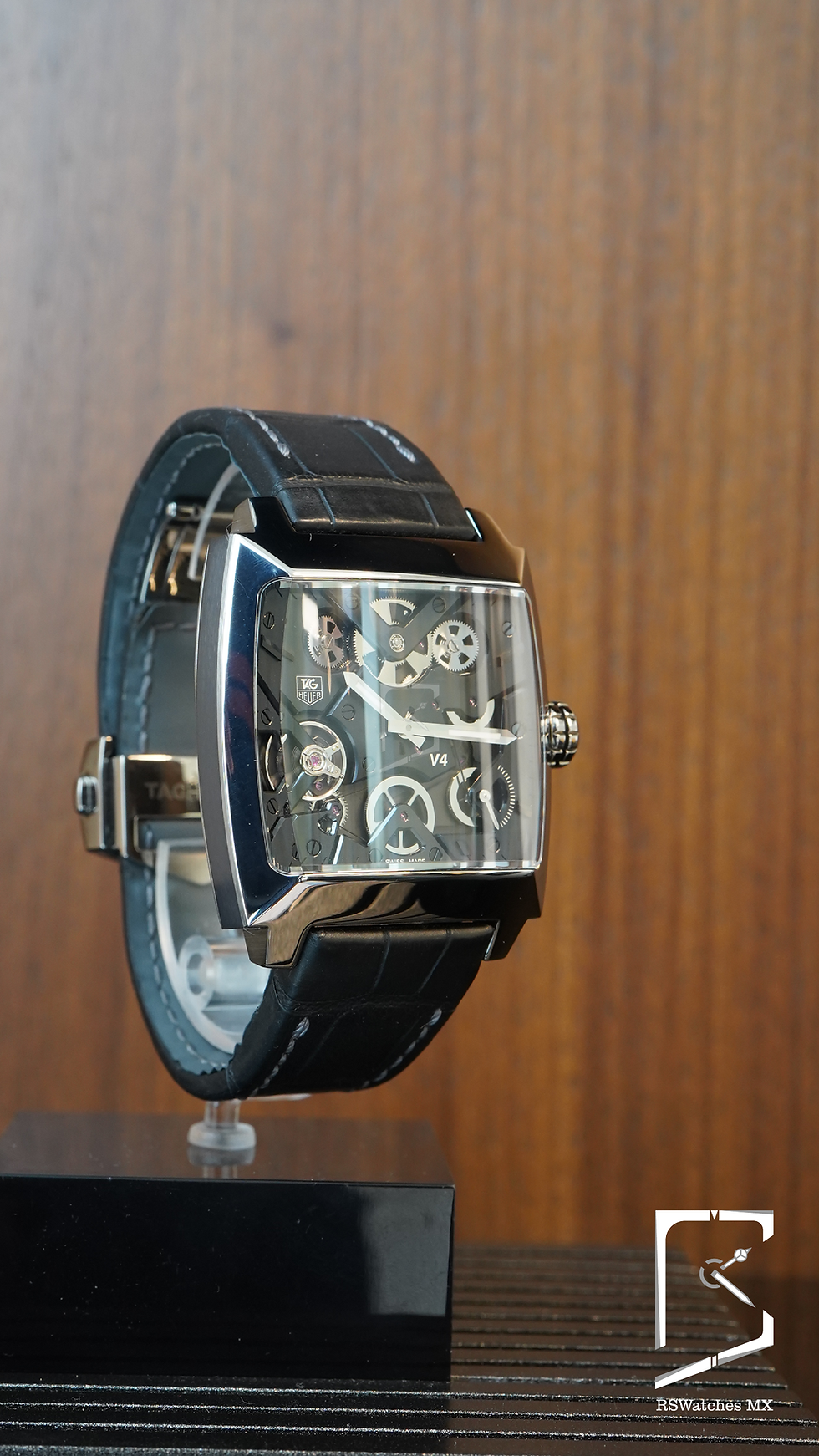 Miniatura: TAG Heuer Monaco V4 41mm  Black Skeleton RYC