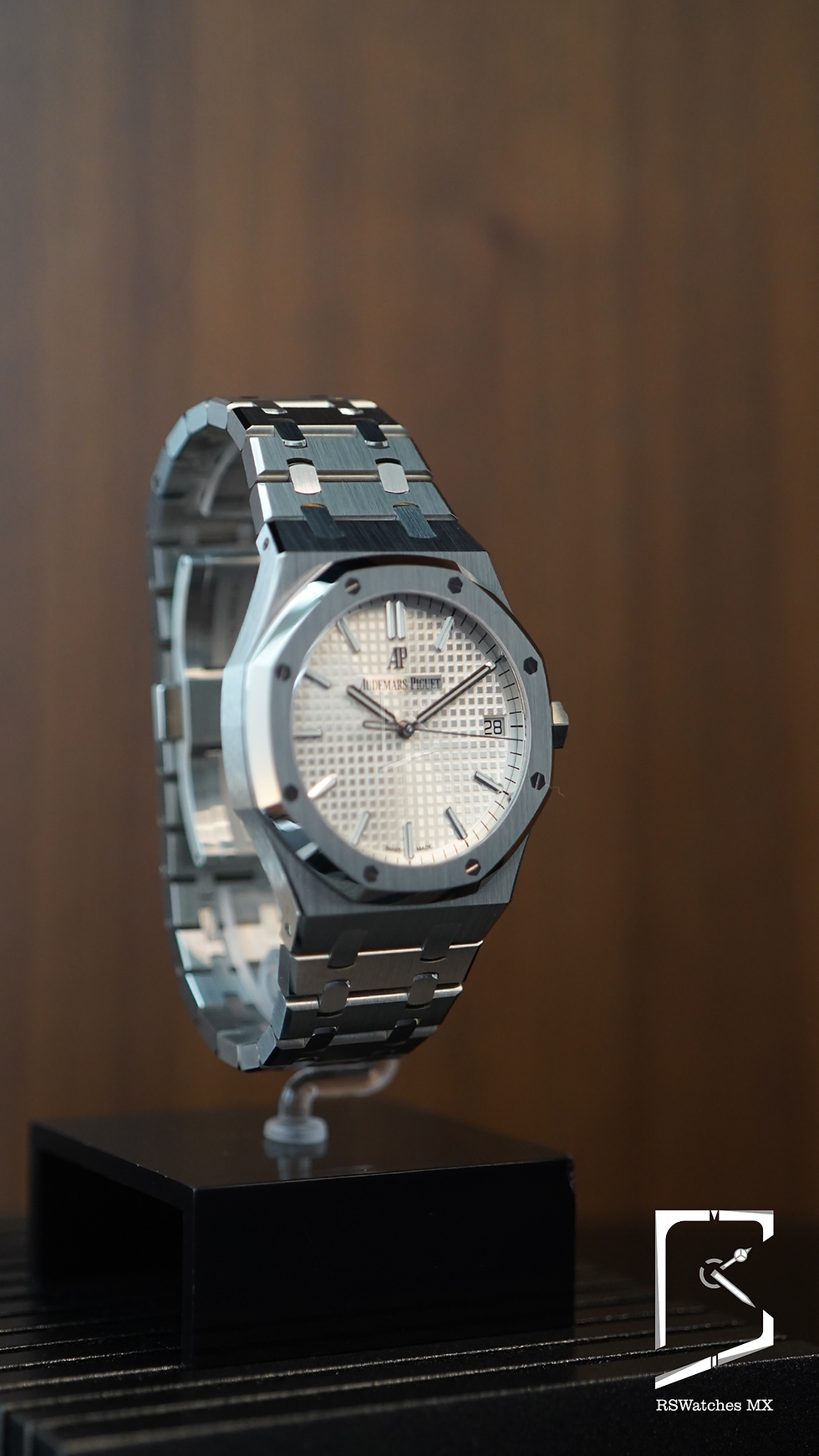 Miniatura: Audemars Piguet Royal Oak 41mm Blanco Fullset