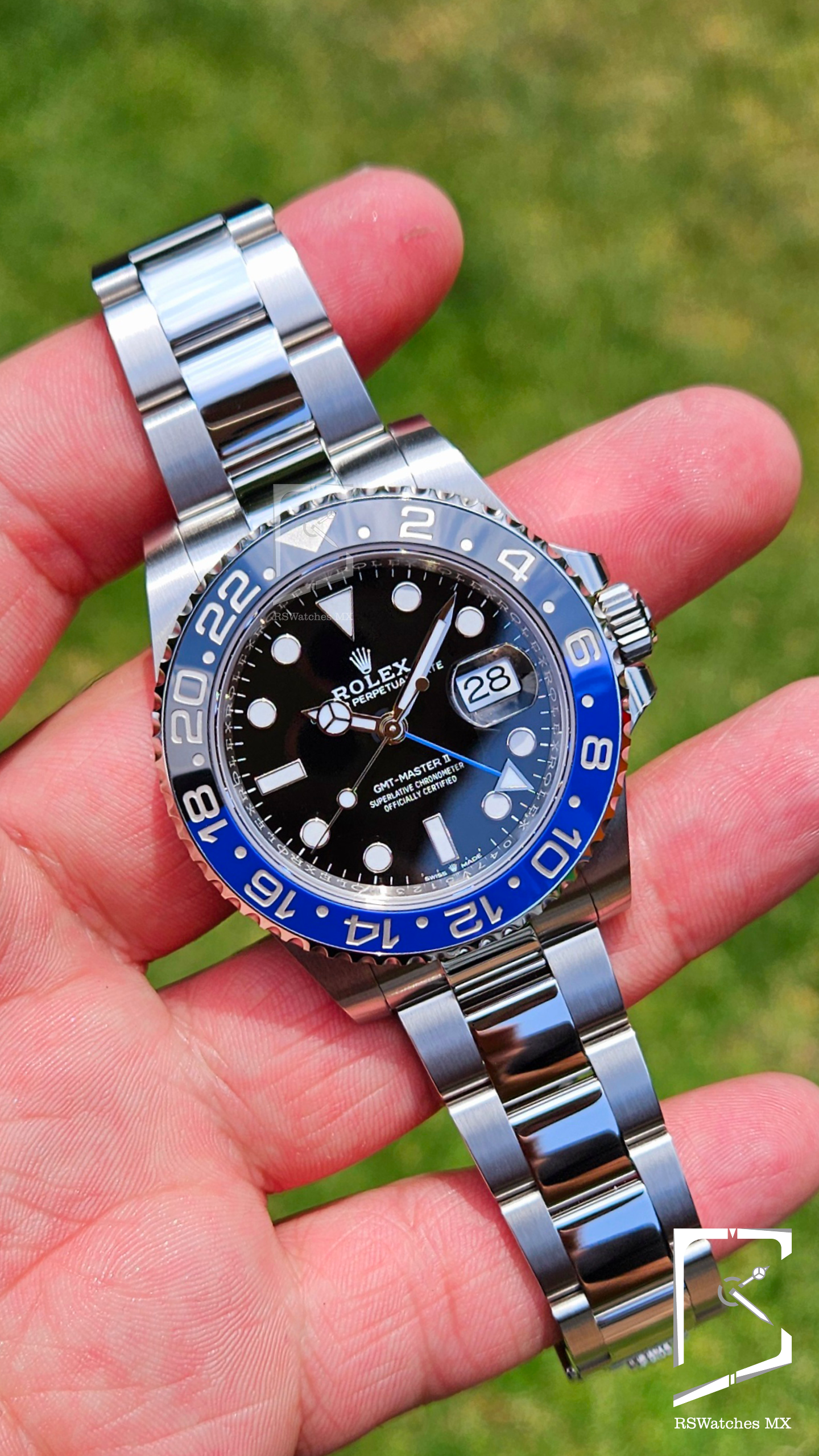 Rolex GMT Master II Batman 40mm 126710BLNR Full Set
