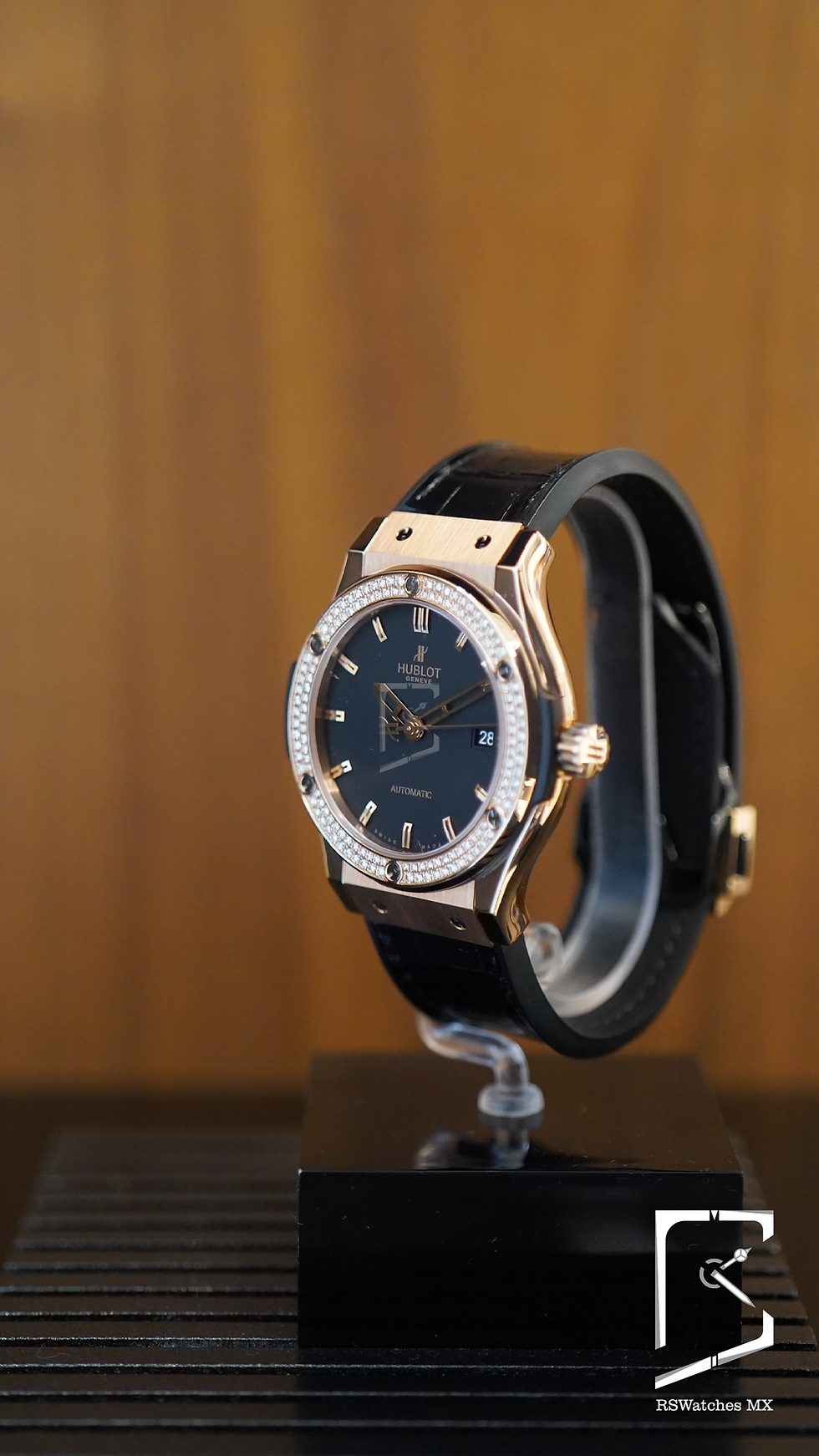 Miniatura: Hublot Classic Fusion King Gold Brillantes 42mm SR