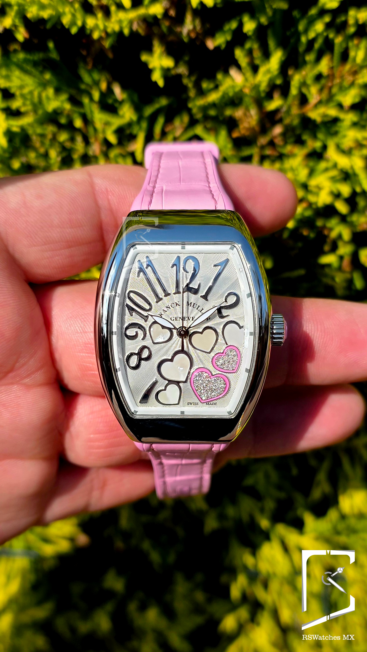 Franck Muller Vanguard Lady Corazones 35mm Full Set