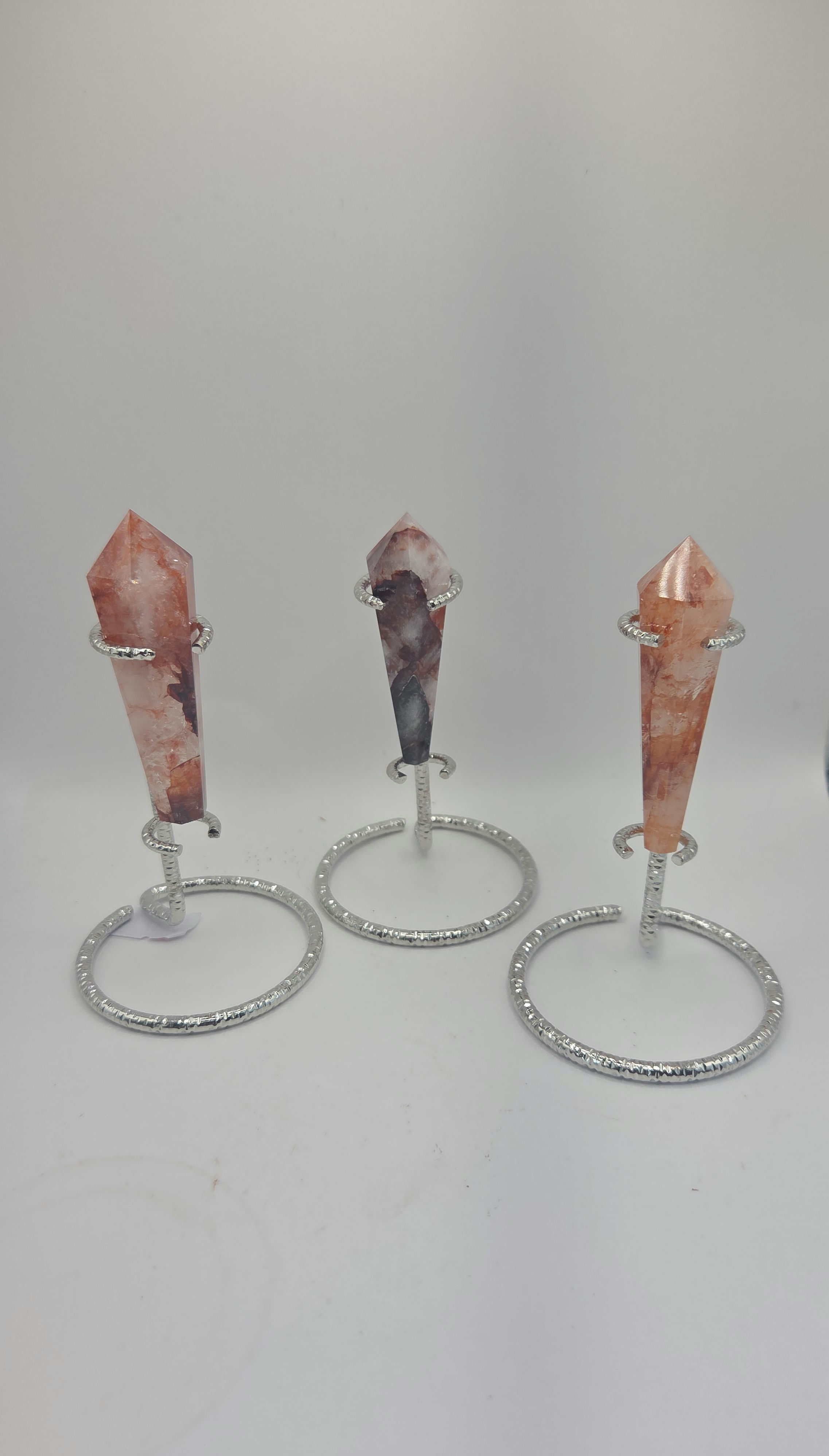 Fire quartz mini wand with stand