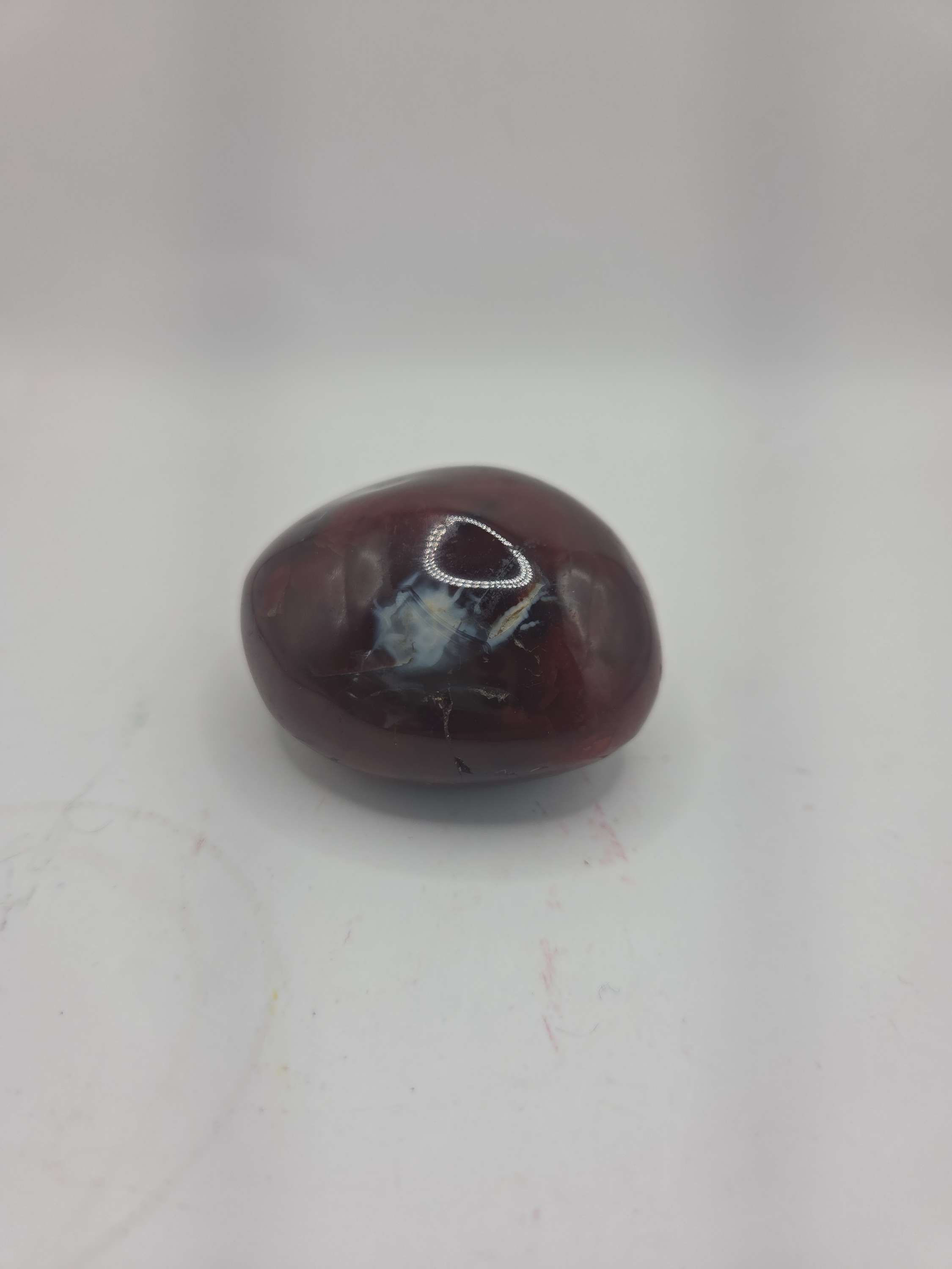 Carnelian palm stone