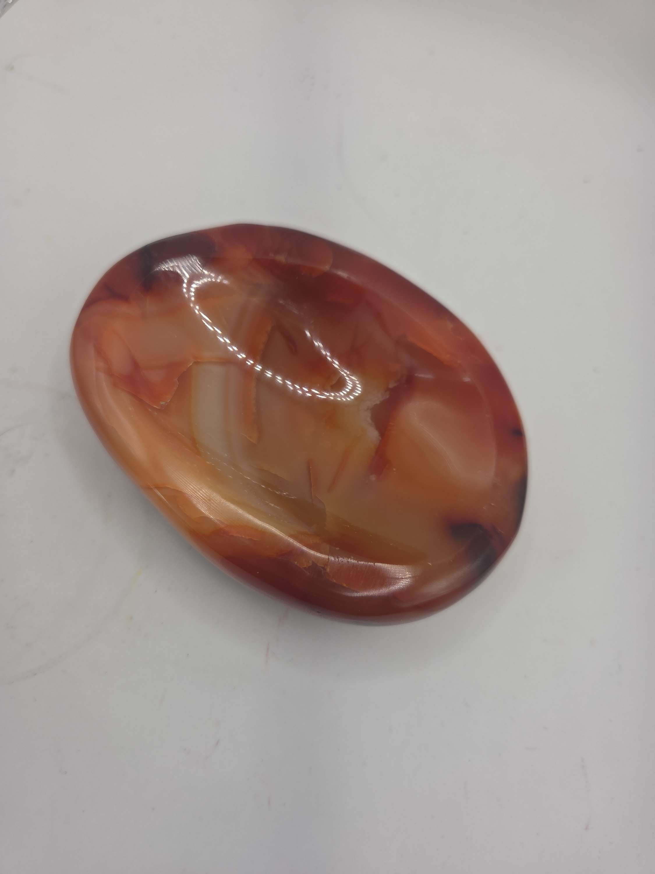 Carnelian agate bowl