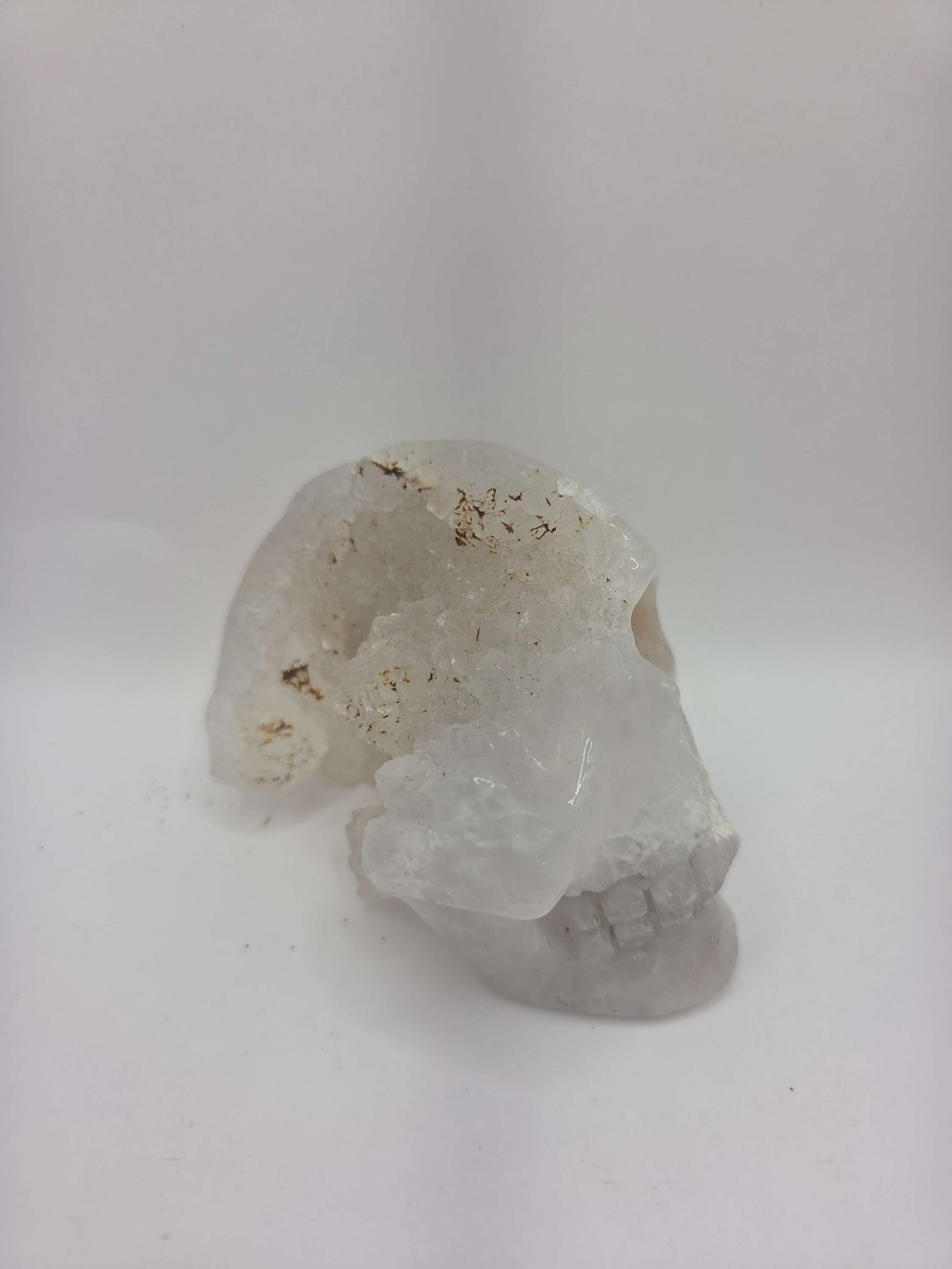 Agate druzy skull