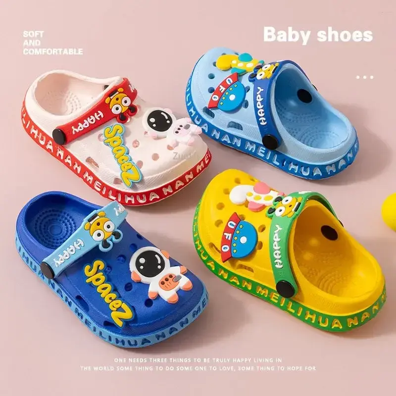 Thumbnail: New Children Kids Baby Boys Girls Mules Clogs Summer Soft Sole Garden Beach Slip