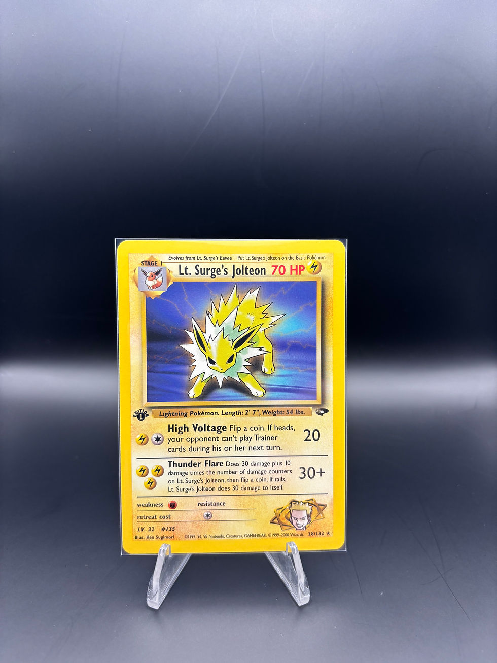Thumbnail: Pokemon Lt. Surge's Jolteon 28/132