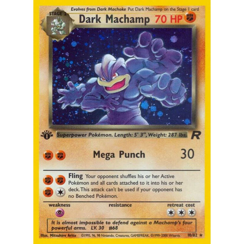 Pokemon Dark Machamp 10/82