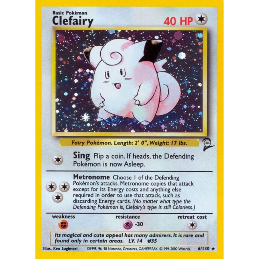Pokemon Clefairy 6/130