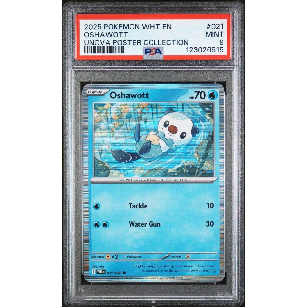 Pokemon Oshawott PSA 9