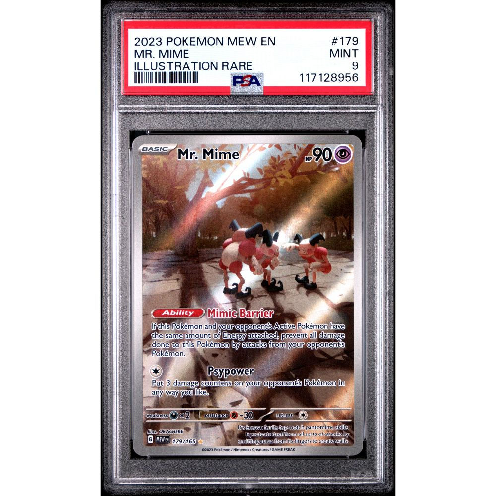 Pokemon Mr. Mime PSA 9