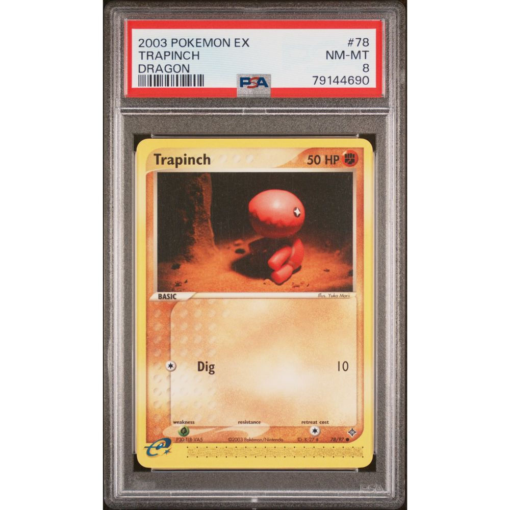 Pokemon Trapinch PSA 8