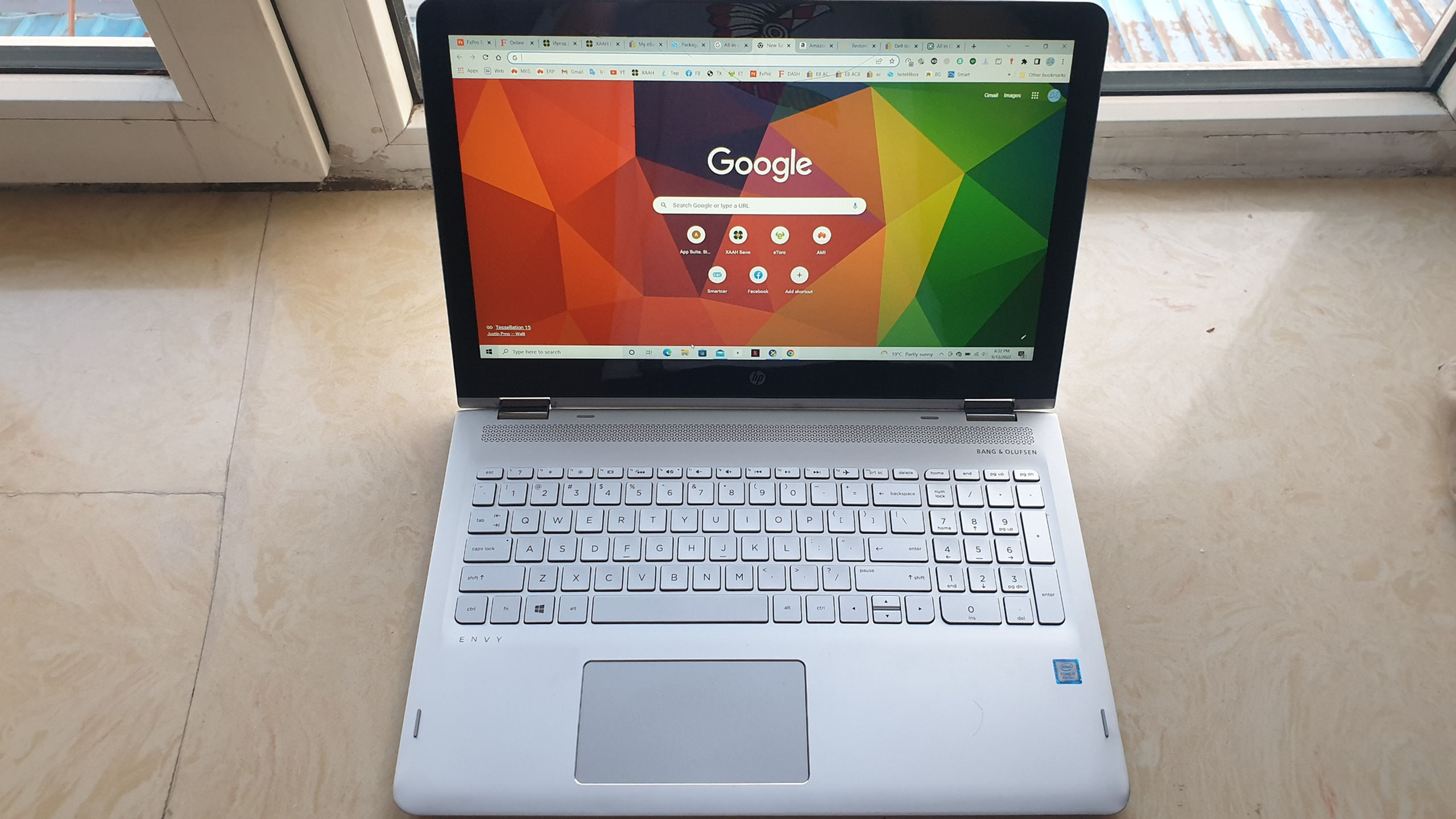 Шилэн наалт хагарсан HP ENVY x360 intel i7 8th, 20gb, 256GB SSD+1TB HHD