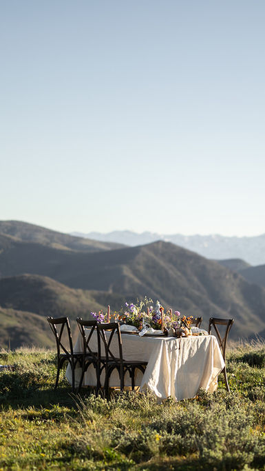 Utah Mountain Small Wedding | Albion Basin Elopement Wildflowers