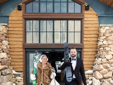 Winter Ski Elopement in Deer Valley Utah