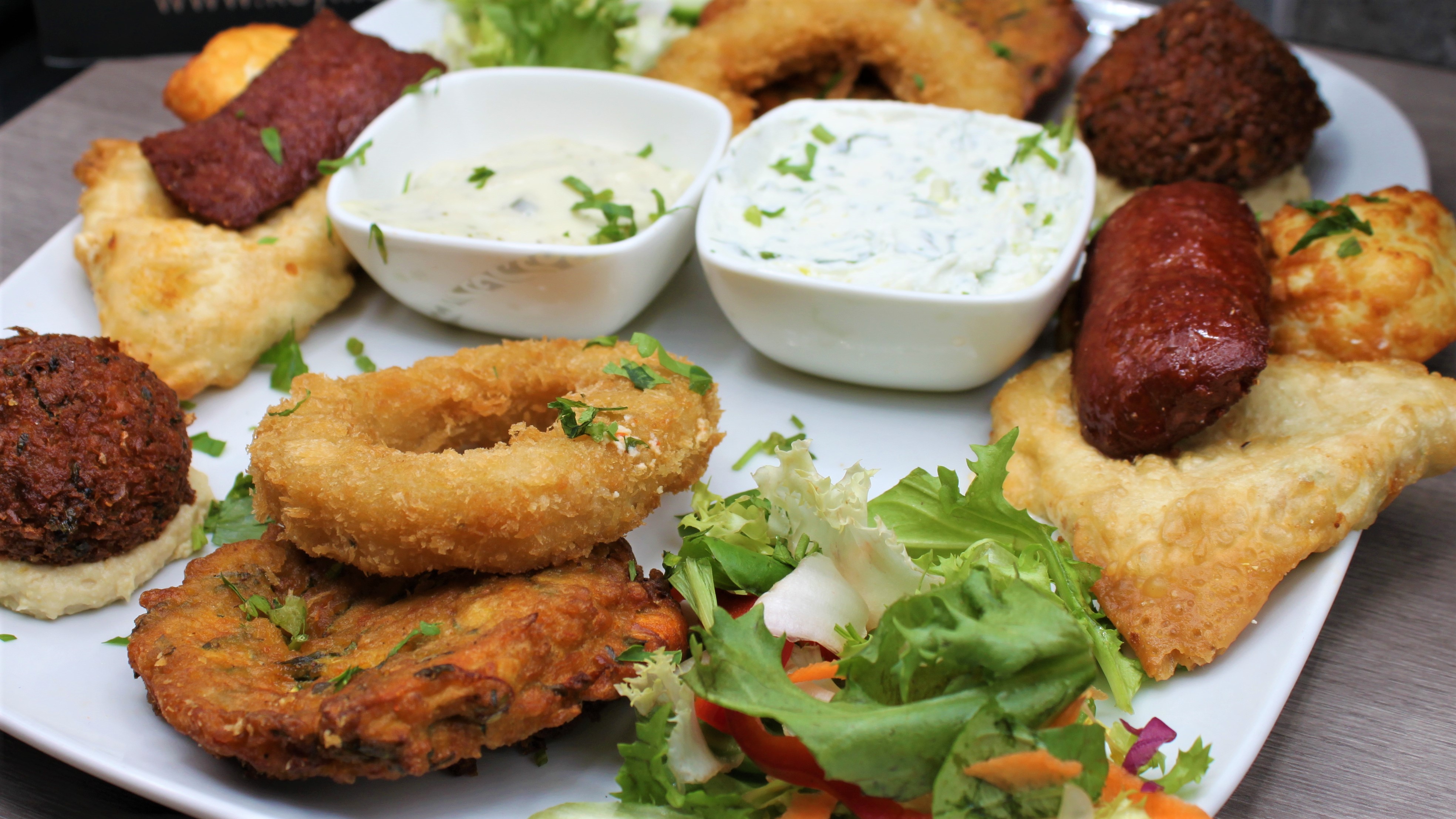 Arranged Food and Objects