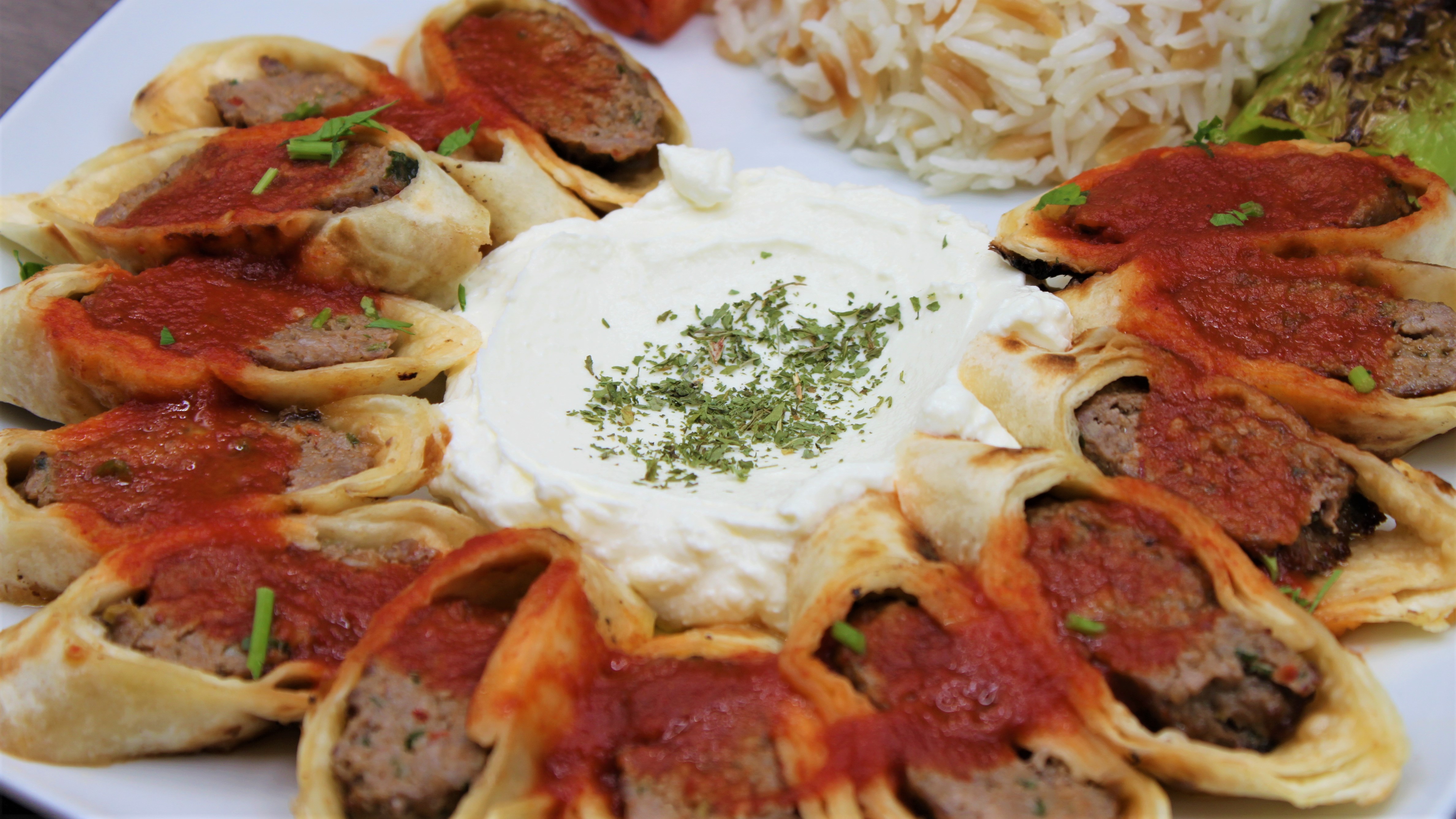 Arranged Food and Objects