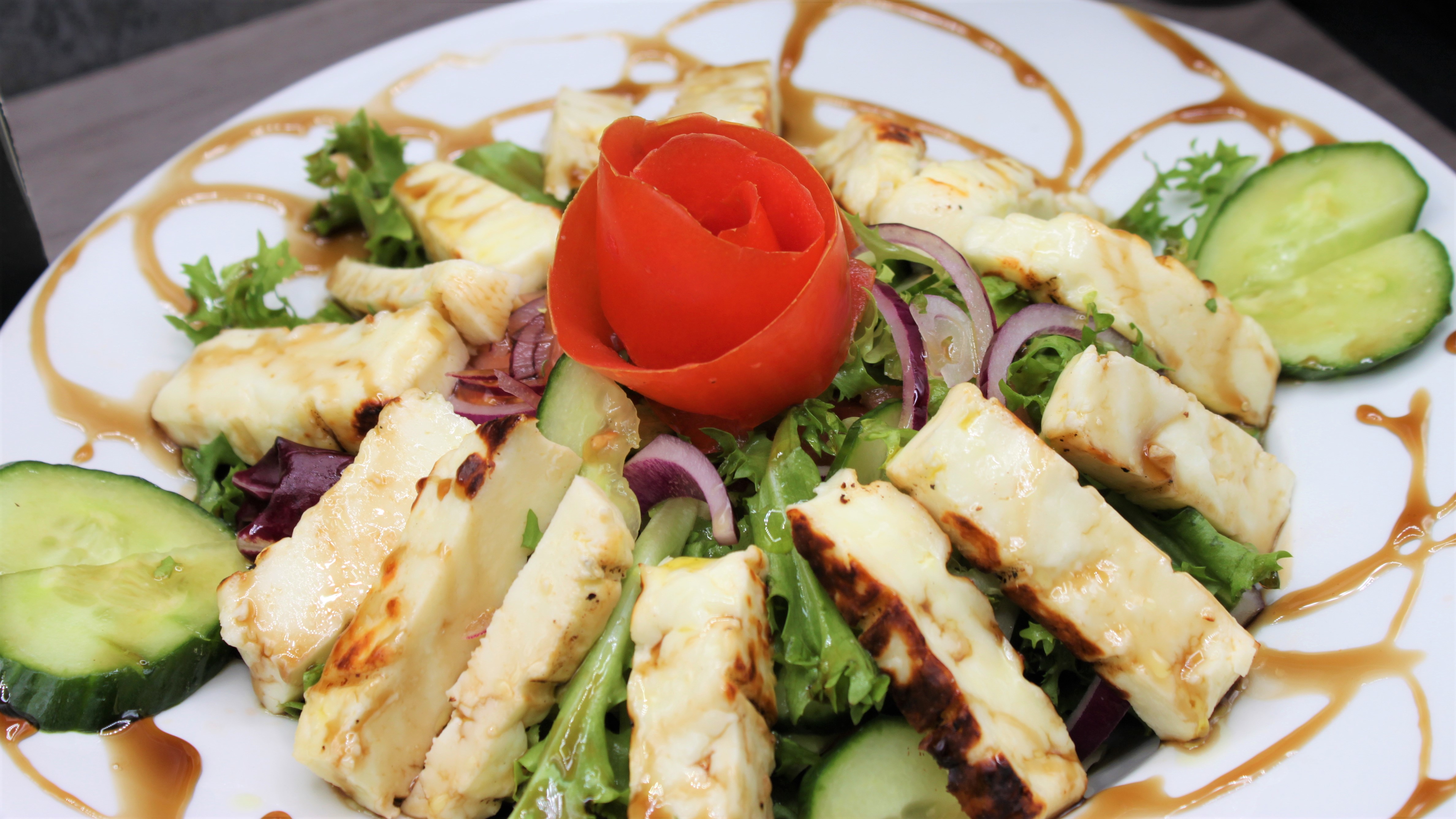 Arranged Food and Objects