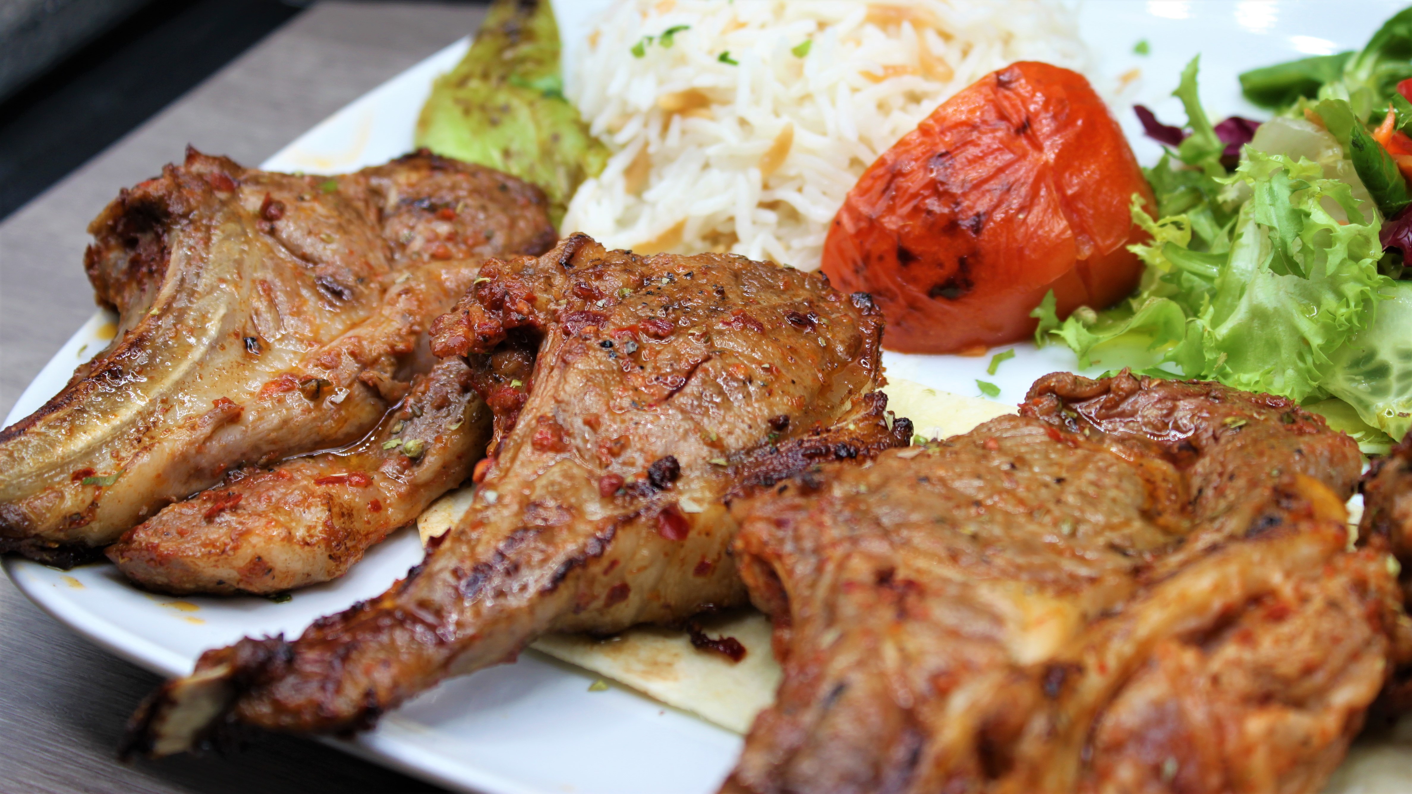 Arranged Food and Objects