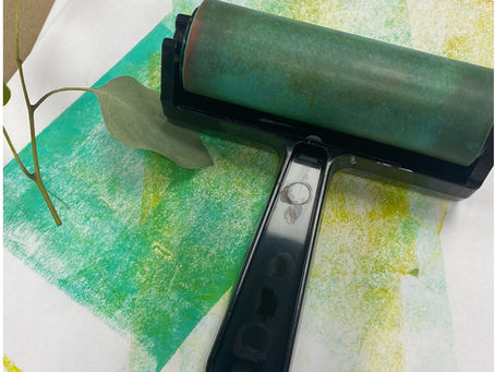 Step-by-Step Guide to Monoprinting with a               Gel Plate and Brayer