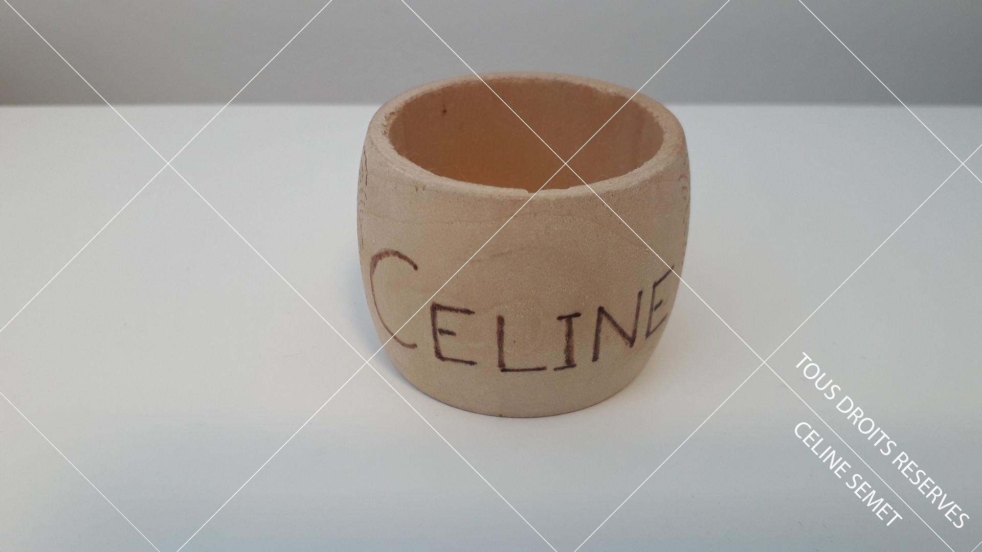 Rond de serviette personnalisable