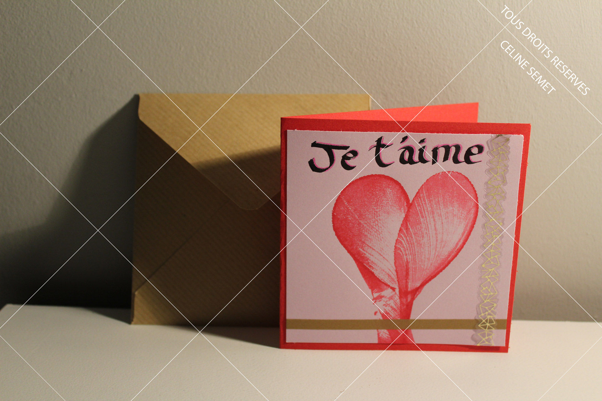 Carte postale "Je t'aime'