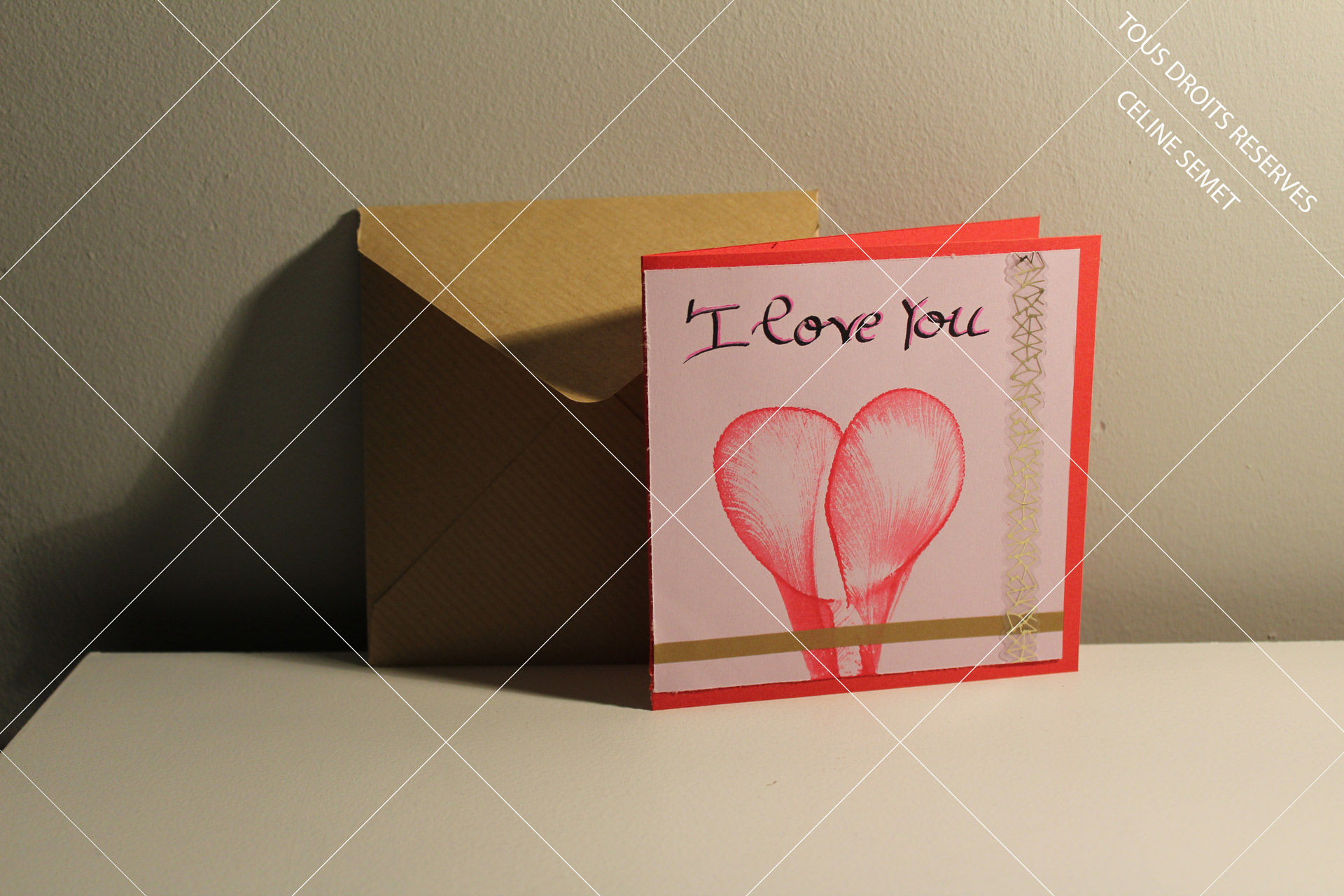 Carte postale "I love you"
