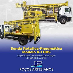 Poços artesianos a partir de 50 metros de profundidade