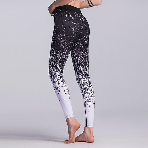 printed yoga tights