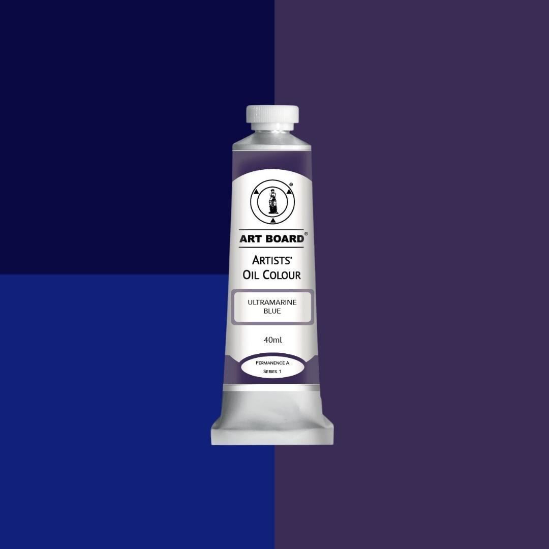 Art Board 40ml Oil Paint Tube - Ultramarine Blue