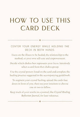 Thumbnail: Crystal Healing Card Deck & Guidebook