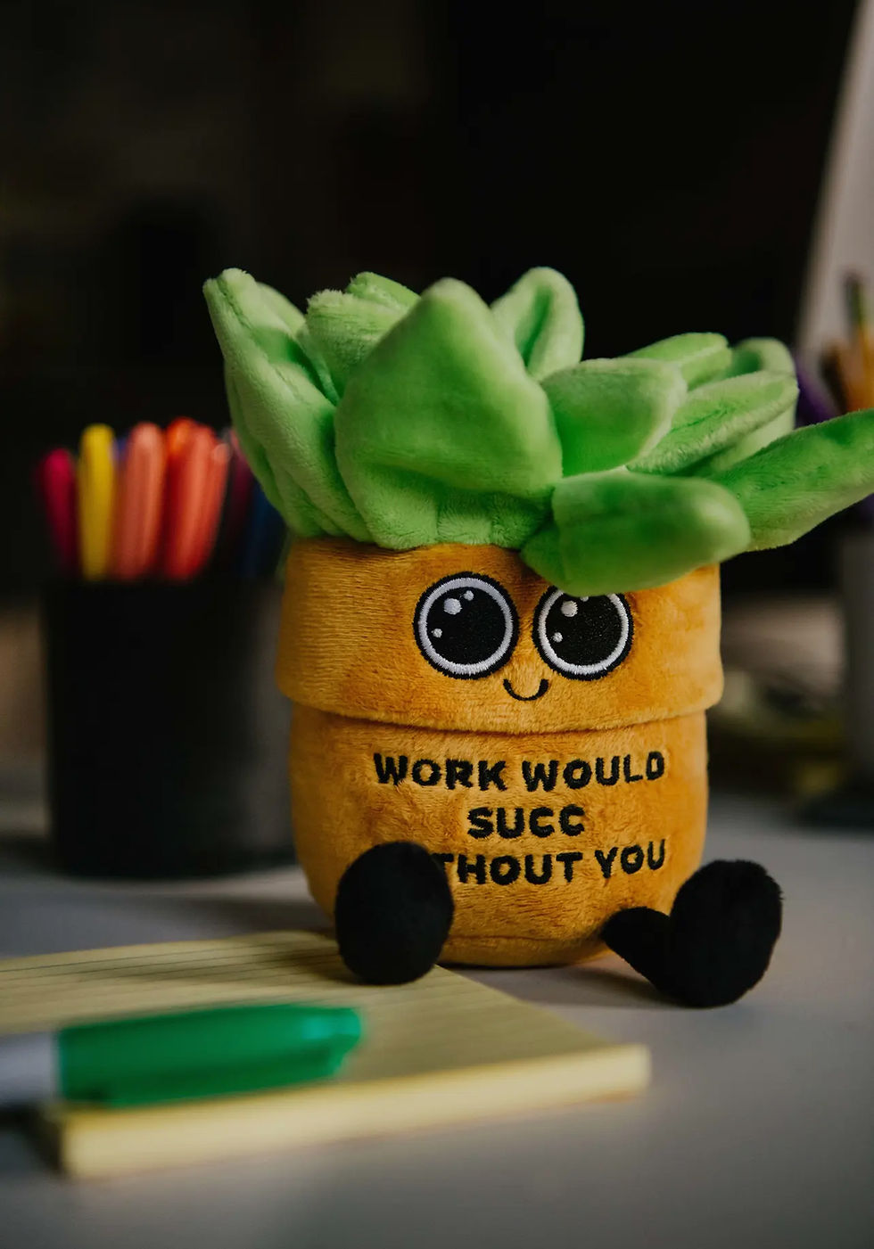 Thumbnail: Work Would Succ Without You | Succulent Plush Punchkins
