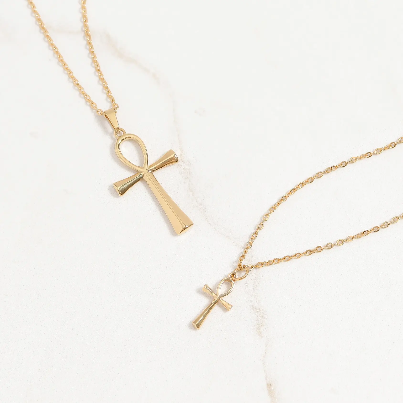 Ankh Charm Necklace