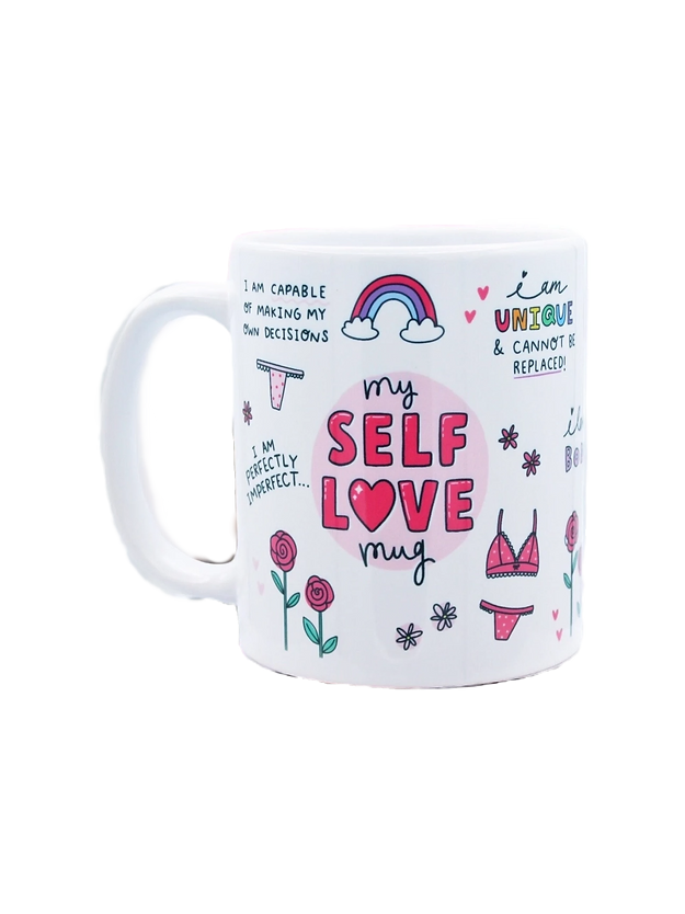 "Self-Love" Affirmation Coffee Cup