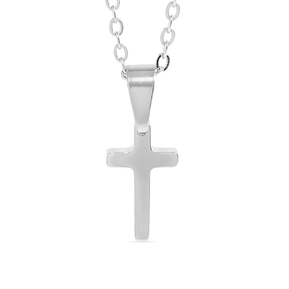 Thumbnail: Gold Cross Necklace | Small & Dainty