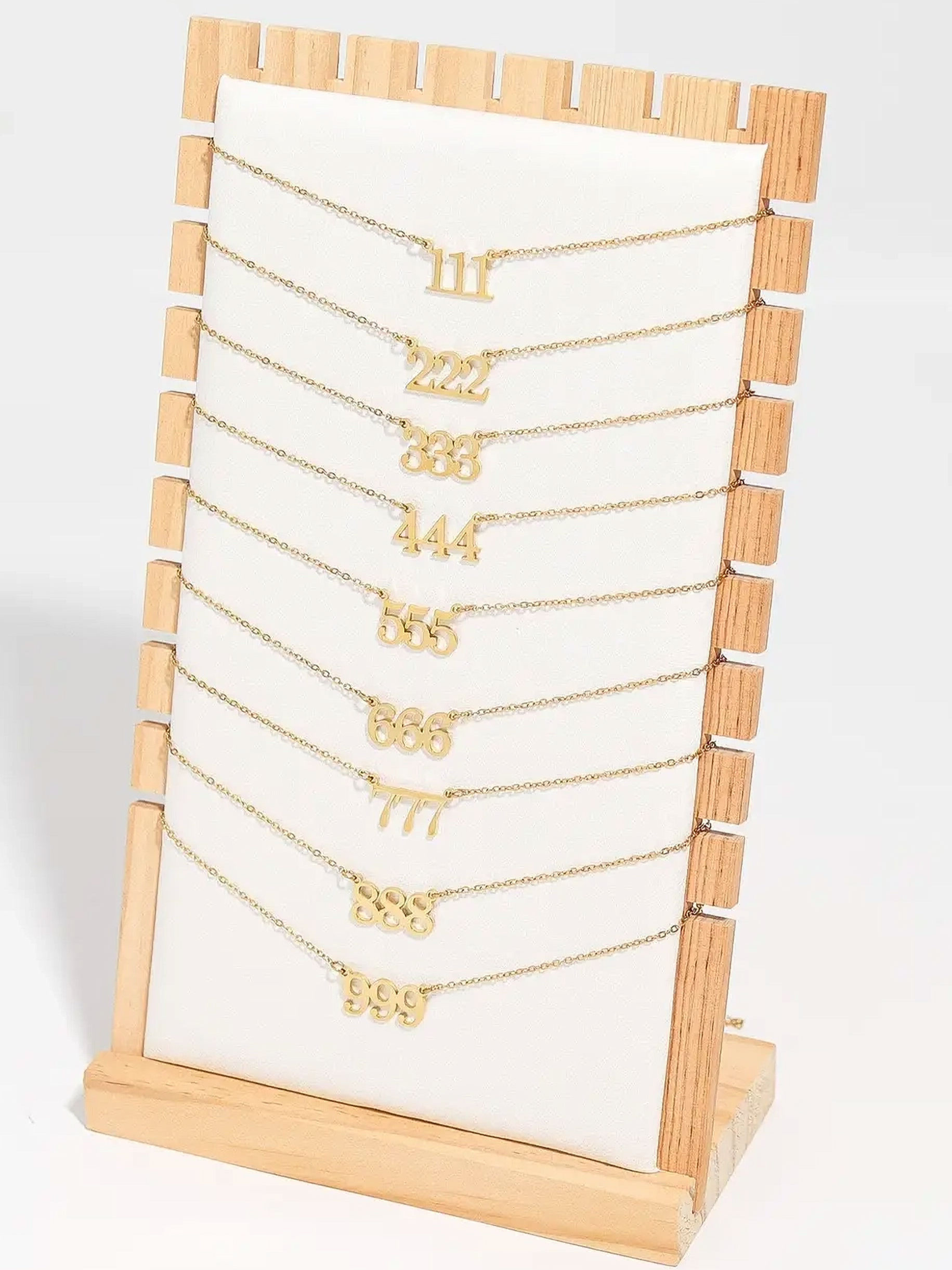 Angel Number Necklaces | Gold & Silver