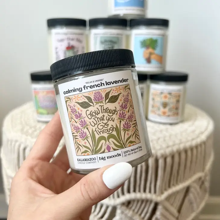 "Grow Through What You Go Through" Soy Candle