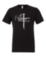 Thumbnail: Faith Over Fear | Black Unisex T-Shirt