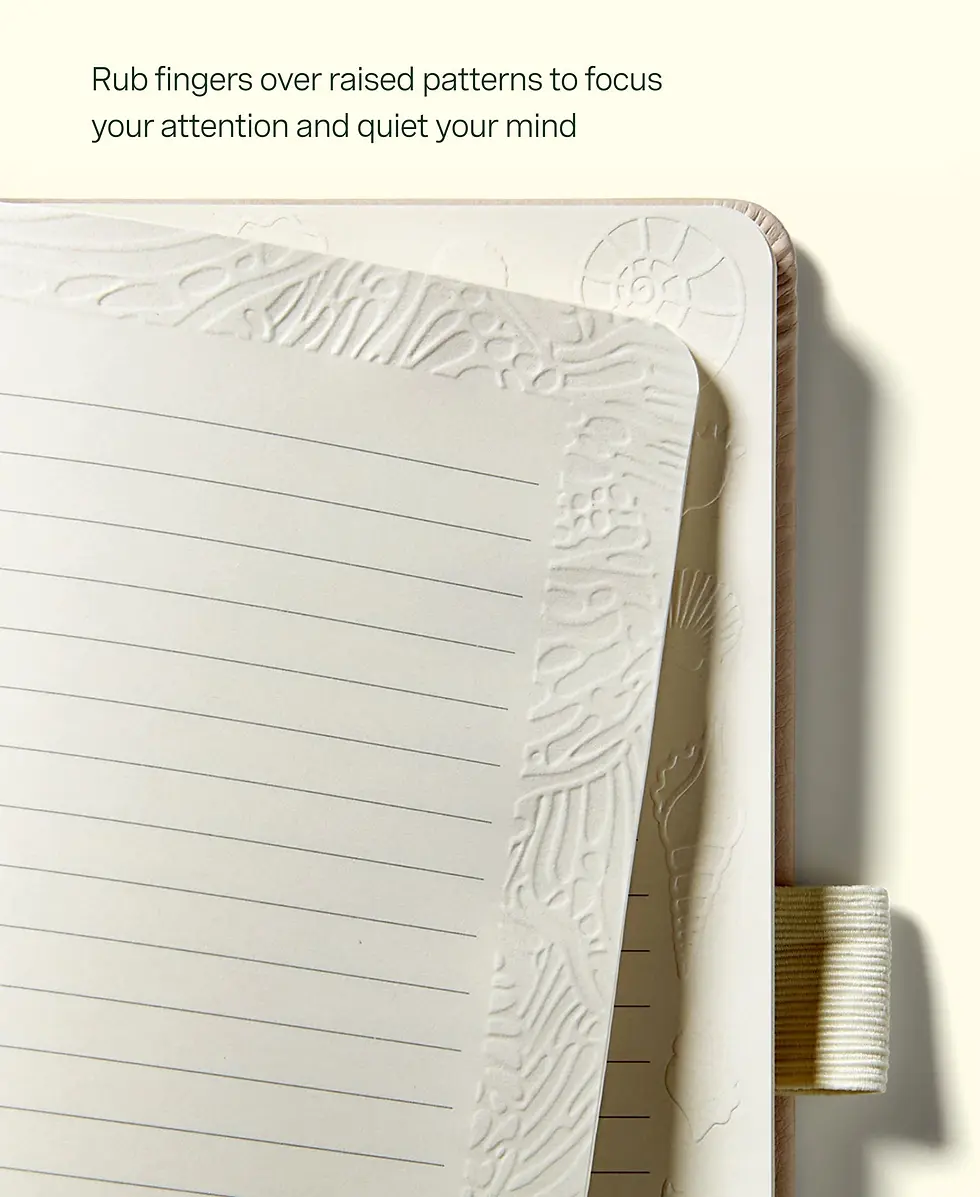 Thumbnail: Sensory Journal Ruled Notebook, Embossed Fidget Pages | Shake It Up
